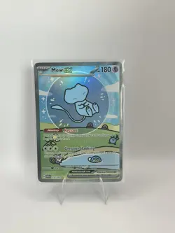 Pokemon Mew EX Holo Special Illustration Rare SV: Paldean Fates 232/091 180 HP - Image 1