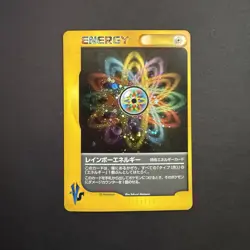 NM Pokemon TCG Rainbow Energy Holo (VS Japanese / 2001) - Image 1