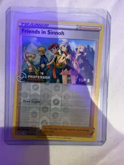 Pokemon TCG Friends In Sinnoh Professor Program Promo 131/159 TOP 8 *RARE* - Image 1