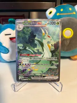 Pokemon TCG Serperior ex 164/086 SV: Black Bolt Holo SIR NM - Image 1