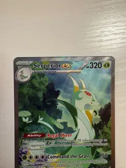 Pokemon TCG Serperior ex 164/086 SV: Black Bolt Holo SIR NM - Image 5