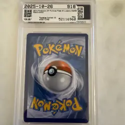 2014 POKEMON XY M LUCARIO EX FURIOUS FISTS #55 PSA 9 MINT - Image 4