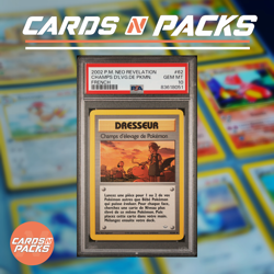 Carte Champ d'Elevage de Pokemon 62/64 Neo Revelation PSA 10 GEM MINT 🇫🇷🔥 - Image 1