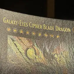 Yugioh Galaxy-Eyes Cipher Blade Dragon‎ GFTP-EN059 Ultra Rare 1st Edition - Image 4