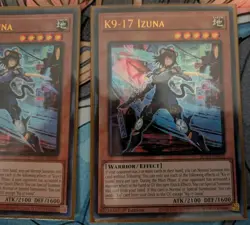 3x K9-17 Izuna | Ultra Rare | JUSH-EN031 | Near Mint | Yu-Gi-OH! Playset - Image 2