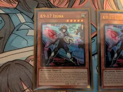 3x K9-17 Izuna | Ultra Rare | JUSH-EN031 | Near Mint | Yu-Gi-OH! Playset - Image 3