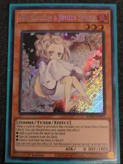 Ash Blossom & Joyous Spring RA04-EN025 - Secret Rare - Yugioh Stampede - Image 1