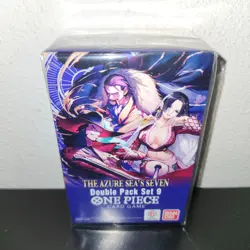 2025 One Piece TCG The Azure Sea's Seven Double Pack Box Set 9, Factory Sealed - Image 3