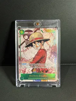 One Piece CCG Monkey.D.Luffy Op13-118 Alt Art Secret Rare - Image 1