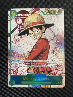 One Piece CCG Monkey.D.Luffy Op13-118 Alt Art Secret Rare - Image 2
