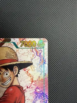 One Piece CCG Monkey.D.Luffy Op13-118 Alt Art Secret Rare - Image 4