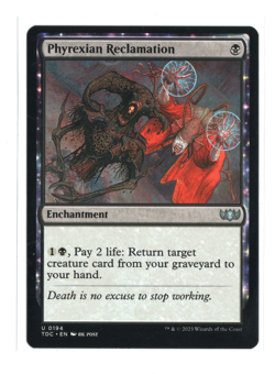 MTG - Phyrexian Reclamation - Commander: Tarkir: Dragonstorm - NM - Image 1