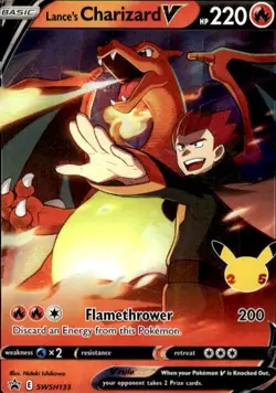 Lance's Charizard V Holo Promo SWSH: Sword & Shield Promo Cards SWSH133 NM - Image 1