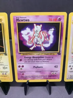 Pokemon TCG Pokemon The First Movie 3 Card Lot Promo Cards NM/LP 1999 VTG WOTC - Image 3