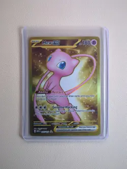Mew ex - 151 Metal Card 205/165 SV Scarlet & Violet 151 Pokemon UPC Promo Gold - Image 1