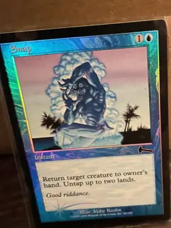 MAGIC - MTG 1999 SNAP(FOIL) - URZA'S LEGACY - MAGIC THE GATHERING CARD - BLUE - Image 3