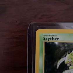 Pokemon TCG Scyther Holo Rare Card Jungle Set 10/64 WOTC Vintage 1999 MP - Image 3