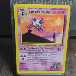 Pokemon Sabrina's Haunter 55/132 Gym Challenge Regular Uncommon - Image 1