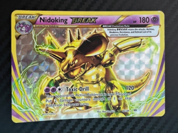 Pokemon TCG Evolutions Holo Card Nidoking Break 46/108 DMG - Image 1