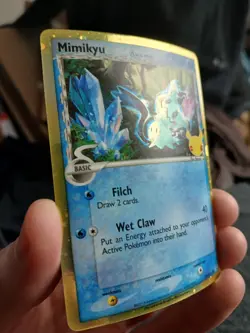Pokemon TCG Celebrations Mimikyu Delta Species SWSH136 Black Star Promo NM - Image 3