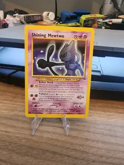 SHINING MEWTWO 2002 POKEMON NEO DESTINY TRIPLE RARE HOLO 109/105 - Image 3