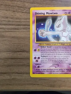 SHINING MEWTWO 2002 POKEMON NEO DESTINY TRIPLE RARE HOLO 109/105 - Image 4