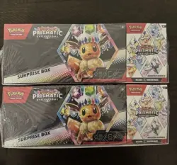Pokemon Prismatic Evolutions Surprise Box Booster Bundle Sealed, Sams Club, X2 - Image 1