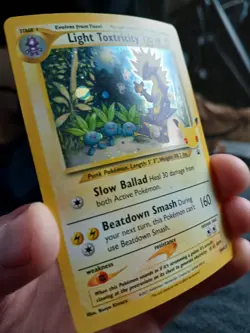Pokemon TCG Light Toxtricity SWSH137 Celebrations Black Star Promo - Image 3