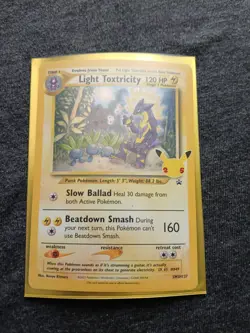 Pokemon TCG Light Toxtricity SWSH137 Celebrations Black Star Promo - Image 4
