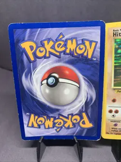 Pokemon TCG Hitmonchan 7/102 Base Set Unlimited Holo Rare 1999 VTG WOTC 2 Pack - Image 4