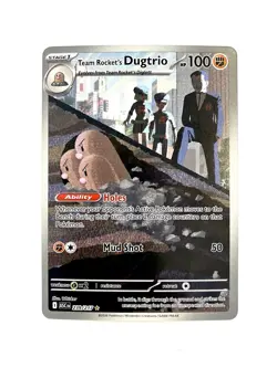 Team Rocket's Dugtrio 239/217 Ascended Heroes Illustration Rare Pokemon TCG NM - Image 1