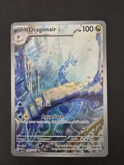Pokemon TCG Dragonair 181/165 Scarlet & Violet 151 Holo Illustration Rare 100HP - Image 1