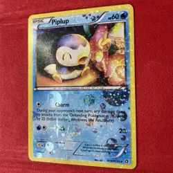 Piplup RC6/RC25 Legendary Treasures Radiant Collection Holo Pokemon Car - Image 2