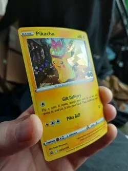 Pokemon TCG Pikachu SWSH234 Pokemon Go Black Star Promo - Image 3