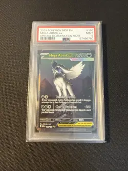 Pokemon 2025 TCG Mega Absol ex 180/132 Me01 Special Illustration Rare Holo PSA 9 - Image 1