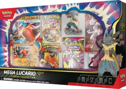 Pokemon TCG Mega Lucario ex Premium Figure Collection Box Factory Sealed - Image 1