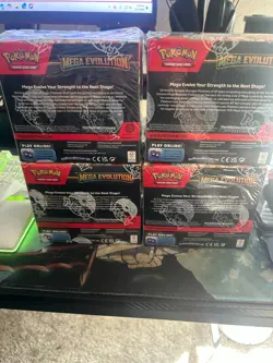 Factory Sealed Pokemon Mega Evolution Enhanced Booster Box Brand New With Topper - Image 2