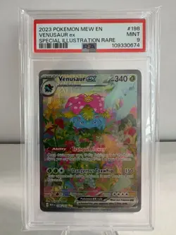 Venusaur ex 198/165 Sv: Scarlet & Violet 151 Holo SIR Pokemon TCG - PSA 9 Mint - Image 1