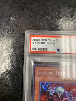 2003 DCR YU-GI-OH! VAMPIRE LORD #000 💎 PSA 10 - Image 3