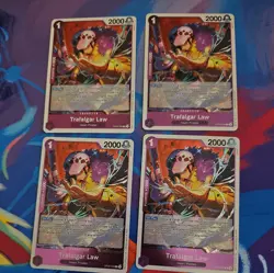 OP09-069 Trafalgar Law Playset X4! One Piece Card Game Emperors In The New World - Image 1