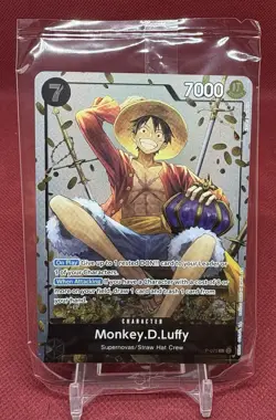 Monkey.D.Luffy (Tin Pack Vol. 2) P-075 One Piece Promotion Card Sealed - Image 1