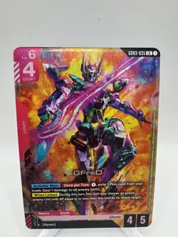GFreD LR GD03-035 Steel Requiem Gundam TCG English NM Card Game - Image 1