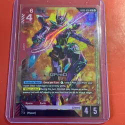 GFreD LR GD03-035 Steel Requiem Gundam TCG English NM Card Game - Image 1