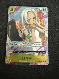 One Piece Op13-114 (alt Art) English S-Snake Tcg Card - Image 1