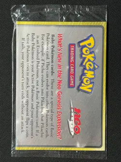 Pokemon Cards Marill 29 SEALED Neo Genesis Rare Promo WOTC - Image 1