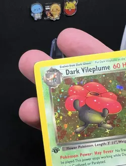 1st Edition Dark Vileplume 13/82 Holo Team Rocket WOTC Pokemon Single Card - Image 4