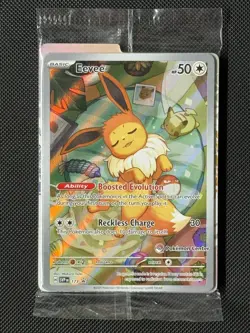 Pokemon Cards Eevee SVP 173 SEALED Scarlet & Violet Promo POKEMON CENTER - Image 1