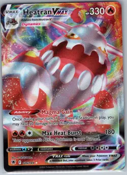 Heatran VMAX 026/189 SWSH10: Astral Radiance - Pokemon Card - NM - Image 1