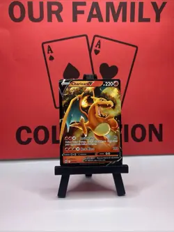 Charizard V 017/172 Brilliant Stars Ultra Rare Holo Full Art Pokemon Card - Image 1