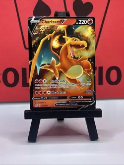 Charizard V 017/172 Brilliant Stars Ultra Rare Holo Full Art Pokemon Card - Image 2